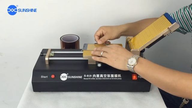 S919 OCA film laminating machine teaching video смотреть онлайн