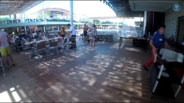 Lunch at Delphin Imperial Show Arena (outdoors), 2017 October, 4K quality смотреть онлайн