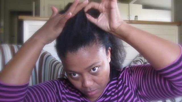 Natural hair || How to cheat a Dutch Braid смотреть онлайн