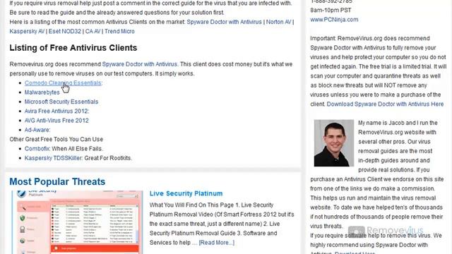 Free Virus Removal смотреть онлайн