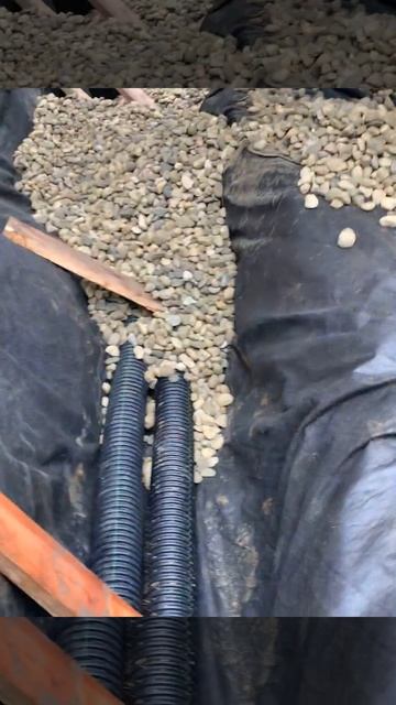 Dropped phone started recording "French" curtain drain installation haha! смотреть онлайн