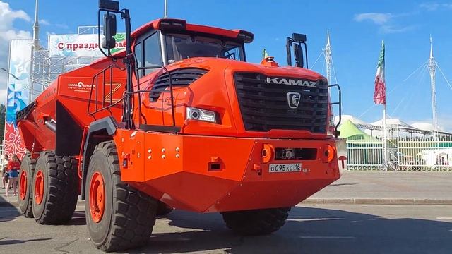 КАМАЗ Геркулес 40. Самосвал КамАЗ с переломной рамой смотреть онлайн
