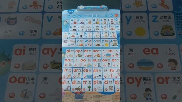 LELEYU Phonics Learning Talking Poster,Electronic Wall Chart,Illustrated in Chinese смотреть онлайн