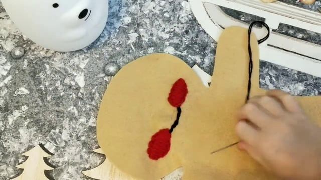 DIY к новому году ( прянечный человечек ) смотреть онлайн