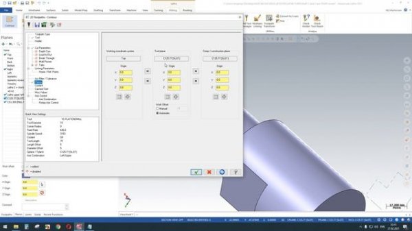 Урок 10. Токарная обработка с применением Y оси в MasterCAM/MastreCAM CNC Turning with Y-Axis
