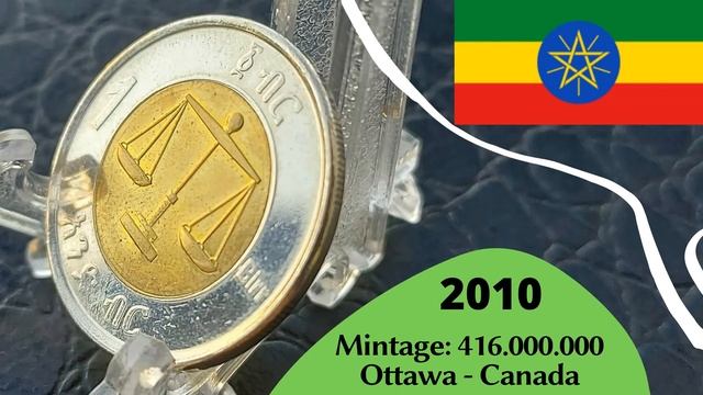 Coin from Ethiopia 1 birr 2010 смотреть онлайн