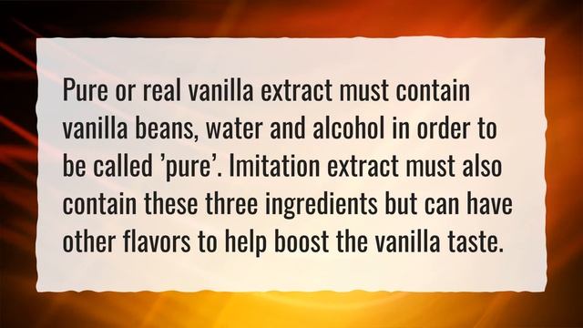 What Is The Difference Between Pure And Artificial Vanilla Extract?