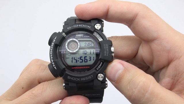 How to set time on Casio G-Shock Frogman GWF-D1000-1ER 4K смотреть онлайн