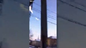 Meteorite falls in Russia - Метеорит падает в России