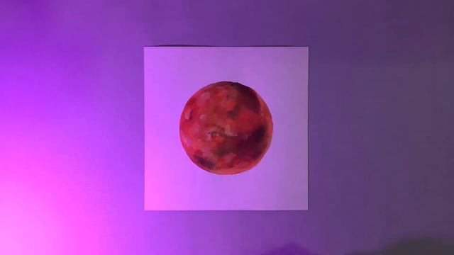 Red Planet Mars - Acrylic Painting Timelapse | How to paint Mars смотреть онлайн