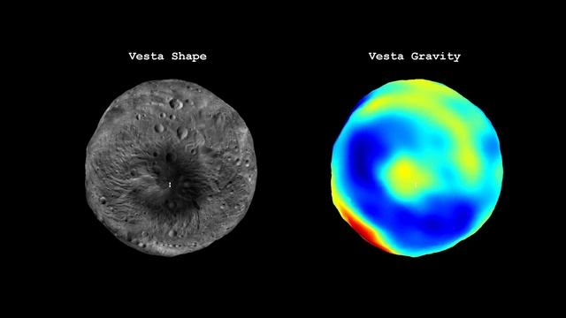Giant Asteroid Vesta's Shape and Gravity смотреть онлайн