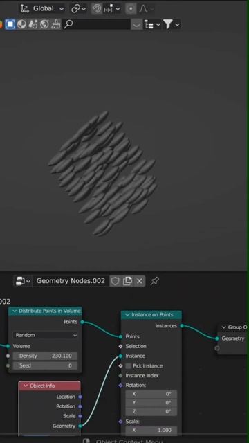 Как сделать казинак в 3д // казинак в блендере #geometrynodes #blender3d смотреть онлайн