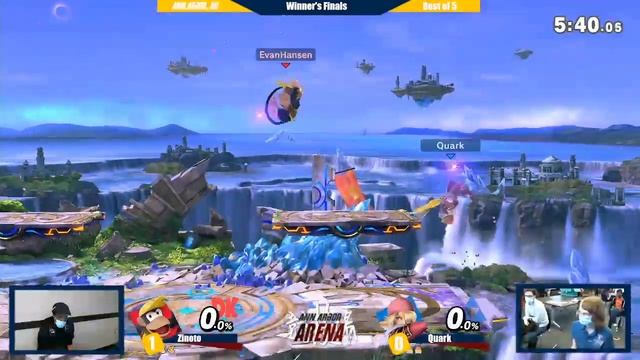 AAA49 W. Finals Zinoto (Diddy Kong) vs Quark (Sheik) смотреть онлайн