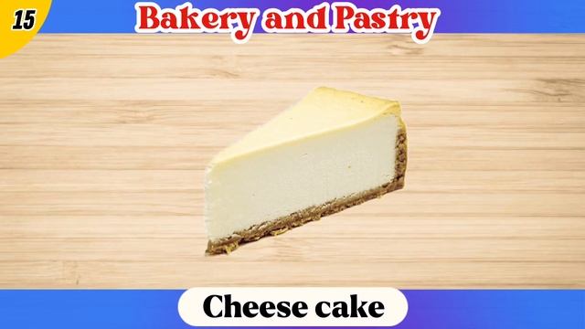 Bakery and Pastry | Bakery Vocabulary | Foods Vocabulary | Bakery Items List | Types Of Cake … смотреть онлайн
