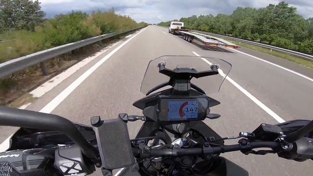 KTM 390 Adventure AUTOBAHN Top Speed смотреть онлайн