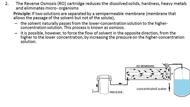 Purification Of Water On A Small Scale