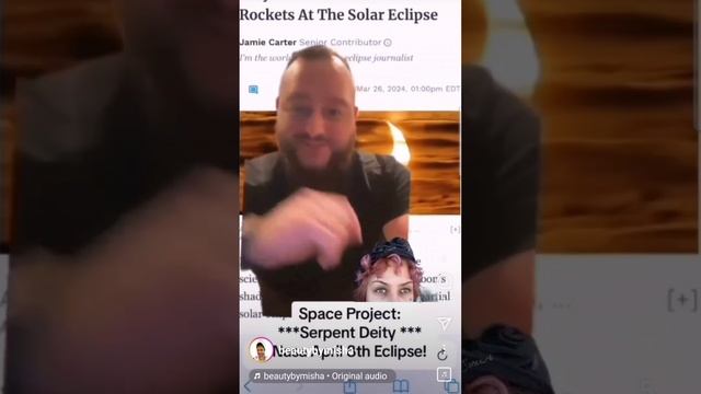 NASA FIRE 3 ROCKETS INTO APRIL 8 ECLIPSE NAMED SERPENT DEIETY THE END OF THE WORLD GULLAH GEECHEE Y смотреть онлайн