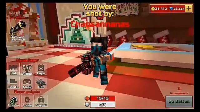 Exterminator+Christmas dinner combo win 23 kills in pixel gun 3d смотреть онлайн