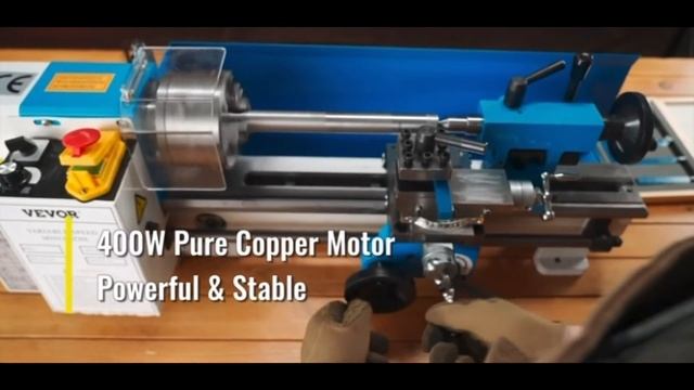 Torno para metal 18 x 35cm Mini torno para metal ⚙️🇨🇴 смотреть онлайн