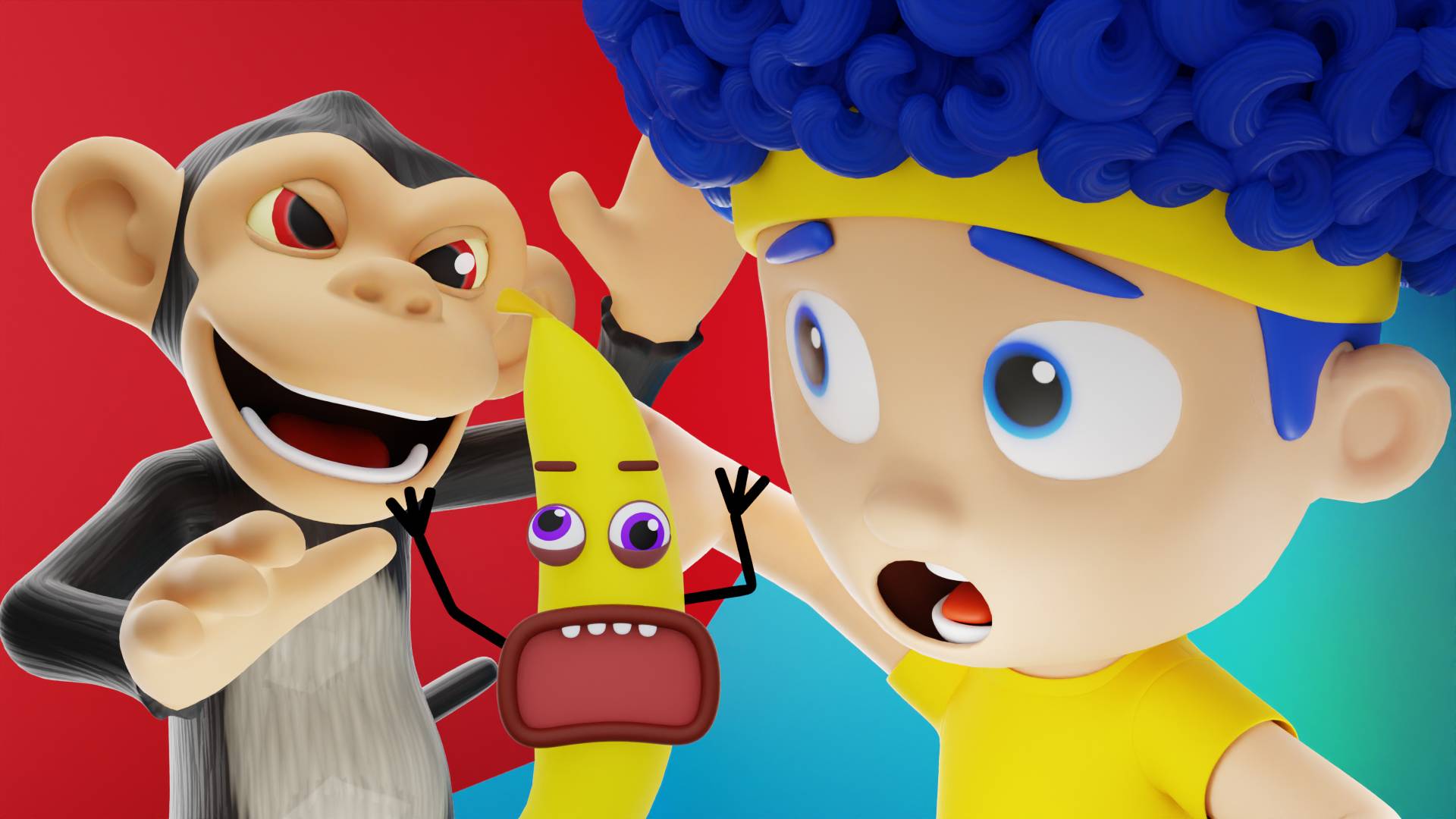 Кто Любит Есть Бананы? | D Billions Детские Песни смотреть онлайн