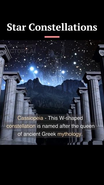 Star constellations in the night sky. смотреть онлайн