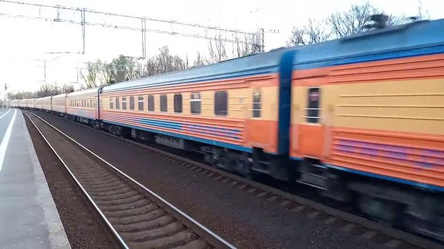Электровоз эп2к-148 с мегополисом Колпино смотреть онлайн