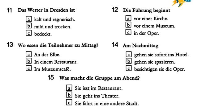 #26 Goethe Zertifikat B1 ｜｜ Model Test 26 ｜｜ Hören B1 ｜｜ Hören Mit Lösungen