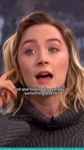Saoirse Ronan about accents #celebrityworldcheck смотреть онлайн