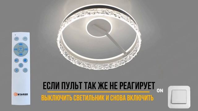 УПРАВЛЯЕМАЯ ЛЮСТРА С ПУЛЬТОМ И ПРИЛОЖЕНИЕМ STELLA C ICE 90W 2R Свет от А до Я смотреть онлайн