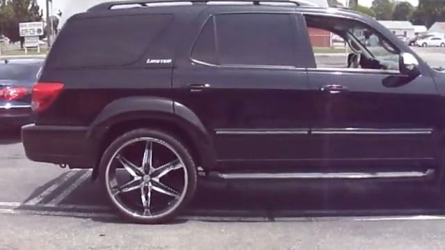 RIMTYME HAMPTON 2007 Toyota Sequoia, 26" Helo wheels in Lexani tires смотреть онлайн