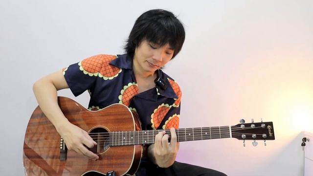 กีต้าร์โปร่ง KAZUKI Jupiter J-OM (Top Solid ไม้หน้าแท้) เสียงคมชัด 5900 บาท