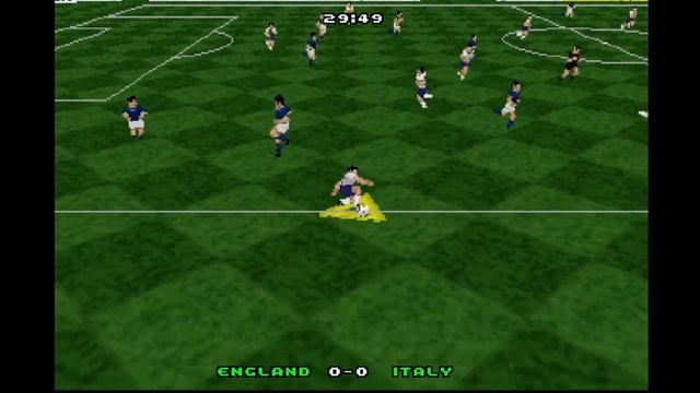 I played UEFA Euro 96 on Sega Saturn and it was endless years of hurt (90sJoePlays)