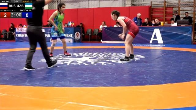 REKHMETULLOVA OLGA (RUS) VS SAMIEVA MUNOJATKHON (UZB) 46 KG WW ROUND 5 смотреть онлайн