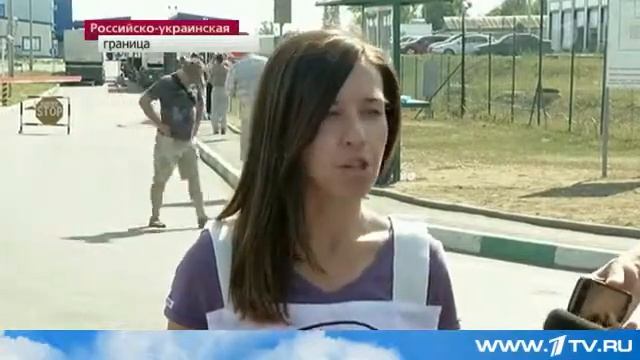 Началось движение гуманитарного конвоя в Новороссию смотреть онлайн