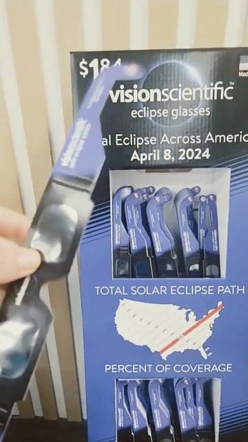 солнечное затмение 8 апреля 2024 в США, а вы бы купили такие очки? смотреть онлайн