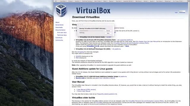 Virtualbox Install on a Mac смотреть онлайн