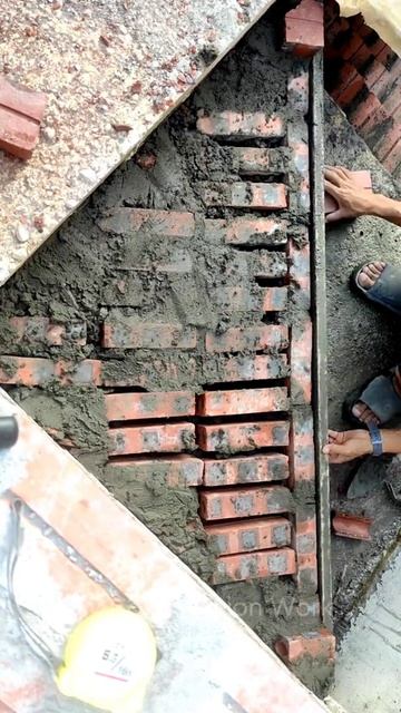 Amazing Construction Skills of Construction Work 13 - Building Triangular Stairs @DoiThoXayVlog смотреть онлайн