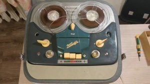 Работа магнитофона Комета 201м 1972 г.в.