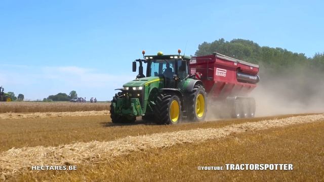 The NEW John Deere X9 1100 - 100t/hour combine | Presentation in France смотреть онлайн