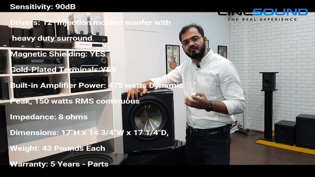 Unboxing Review- BIC America F-12 Subwoofer{हिंदी में} By CineSound смотреть онлайн