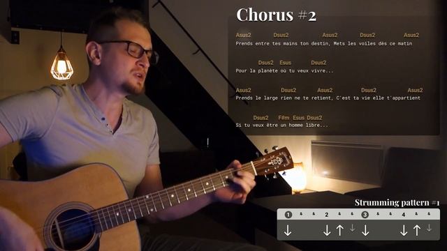 Un Homme Libre - La Planète au Trésor - Disney | Guitar Cover | CHORDS + LYRICS | Strumified #1 смотреть онлайн