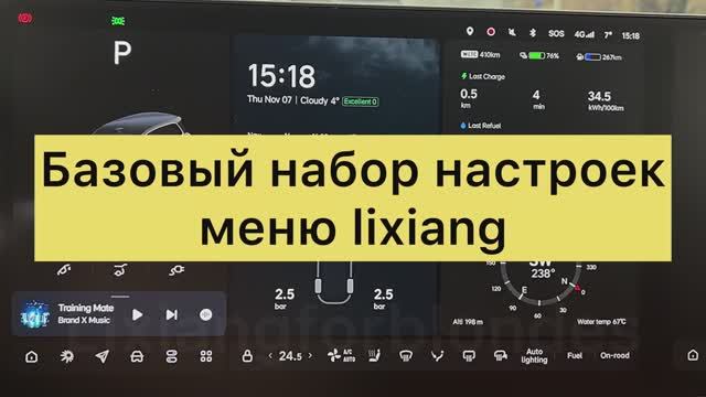 Базовые настройки #lixiang #li9 #li7 #L9 #L7 #lixiangforblondes #li6 #l6 #li8 #l8