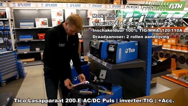 Tico Lasapparaat 200 E AC/DC Puls | inverter/TIG | +Acc. - BTN de Haas (702119) смотреть онлайн