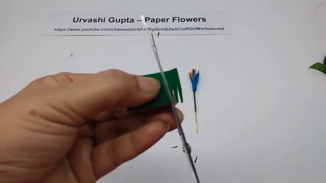 How to make Paper Flowers Blue Tinsel Lily / Calectasia cyanea (flower # 198) смотреть онлайн