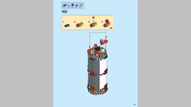 LEGO Ideas 21309 LEGO NASA Apollo Saturn V - Instruction Timelapse