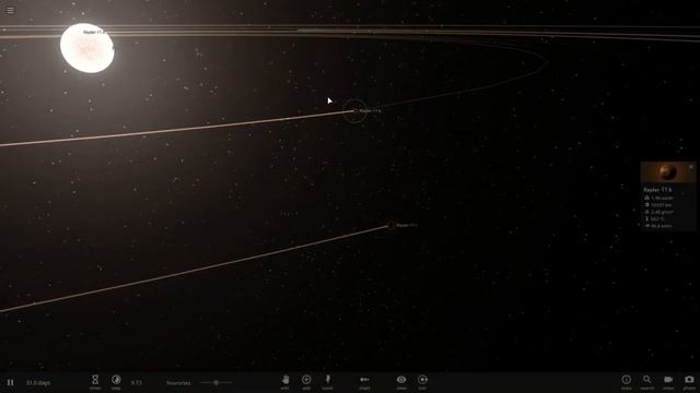 Universe Sandbox 2 Star System Kepler 11 смотреть онлайн