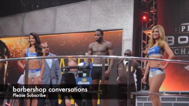 Adrien Broner weigh in 143 lbs for Shawn Porter смотреть онлайн