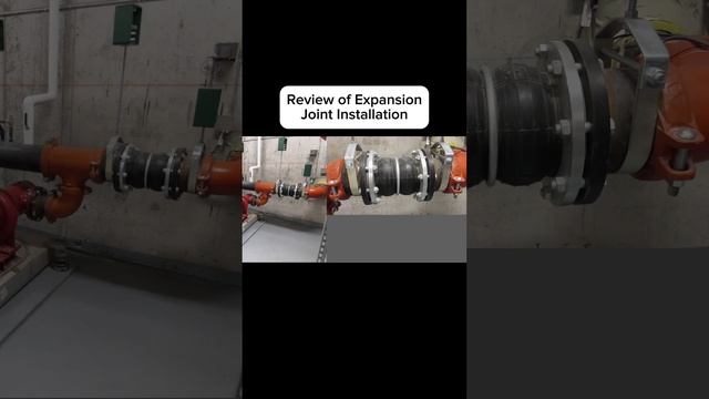 Part 1 of 3. Pump vibration isolation review, double sphere neoprene flanged expansion joint. #hvac смотреть онлайн