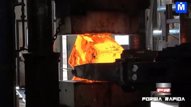 Чрезвычайно Опасная Горячая Формовка Самой Толстой Стальной Пластины И Самой Большой Ковочной Машин смотреть онлайн