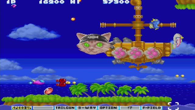 Parodius Da на ПК (MAME)